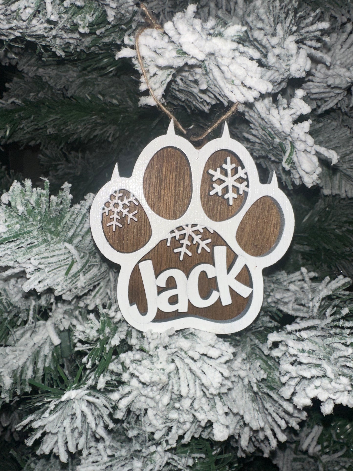 Snow Flake 3D Pet Ornament