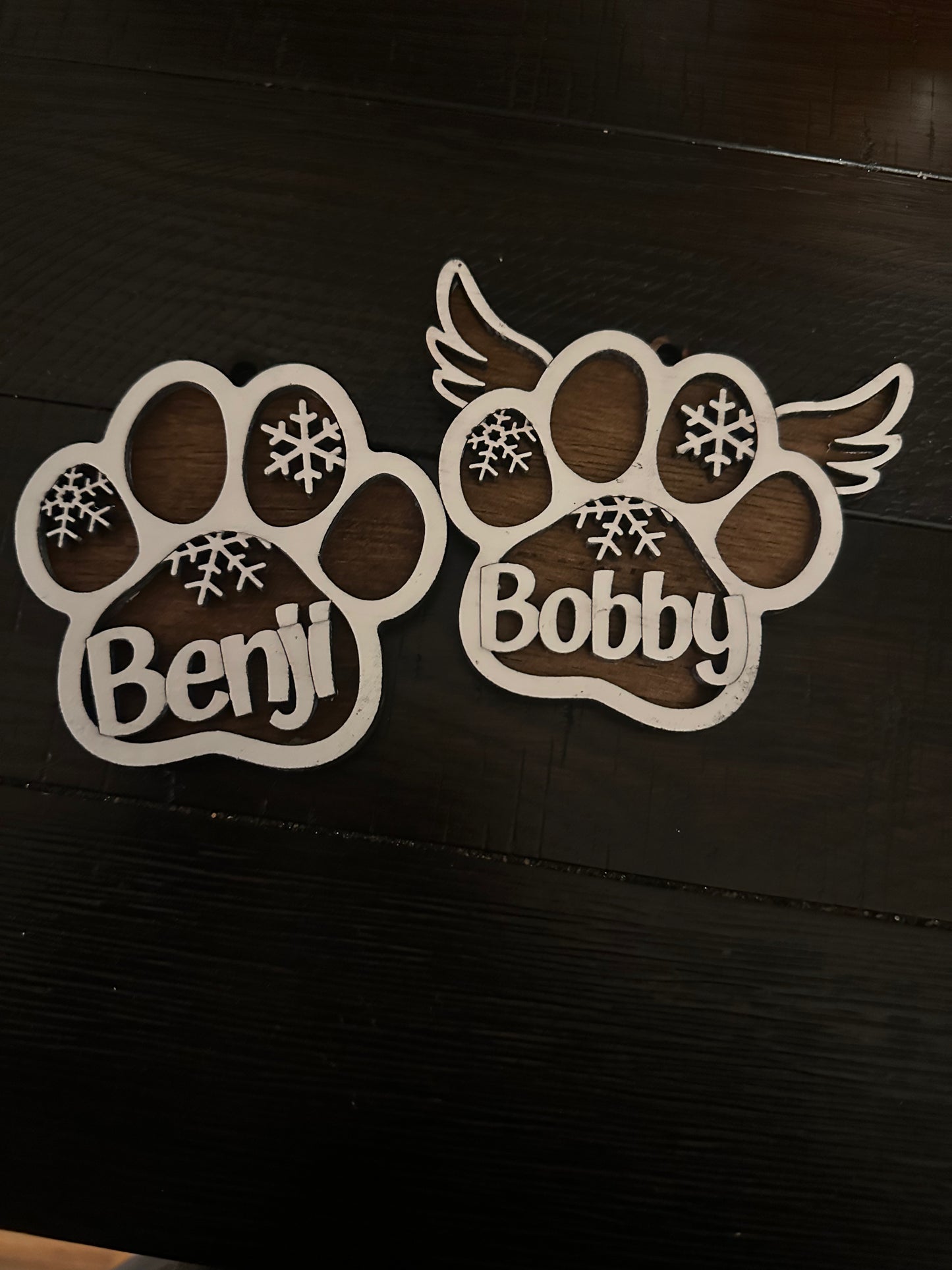 Snow Flake 3D Pet Ornament