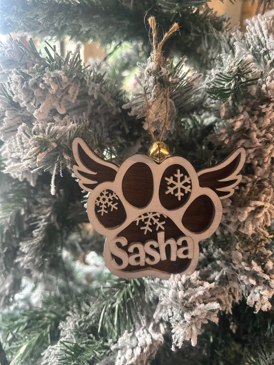 Snow Flake 3D Pet Ornament