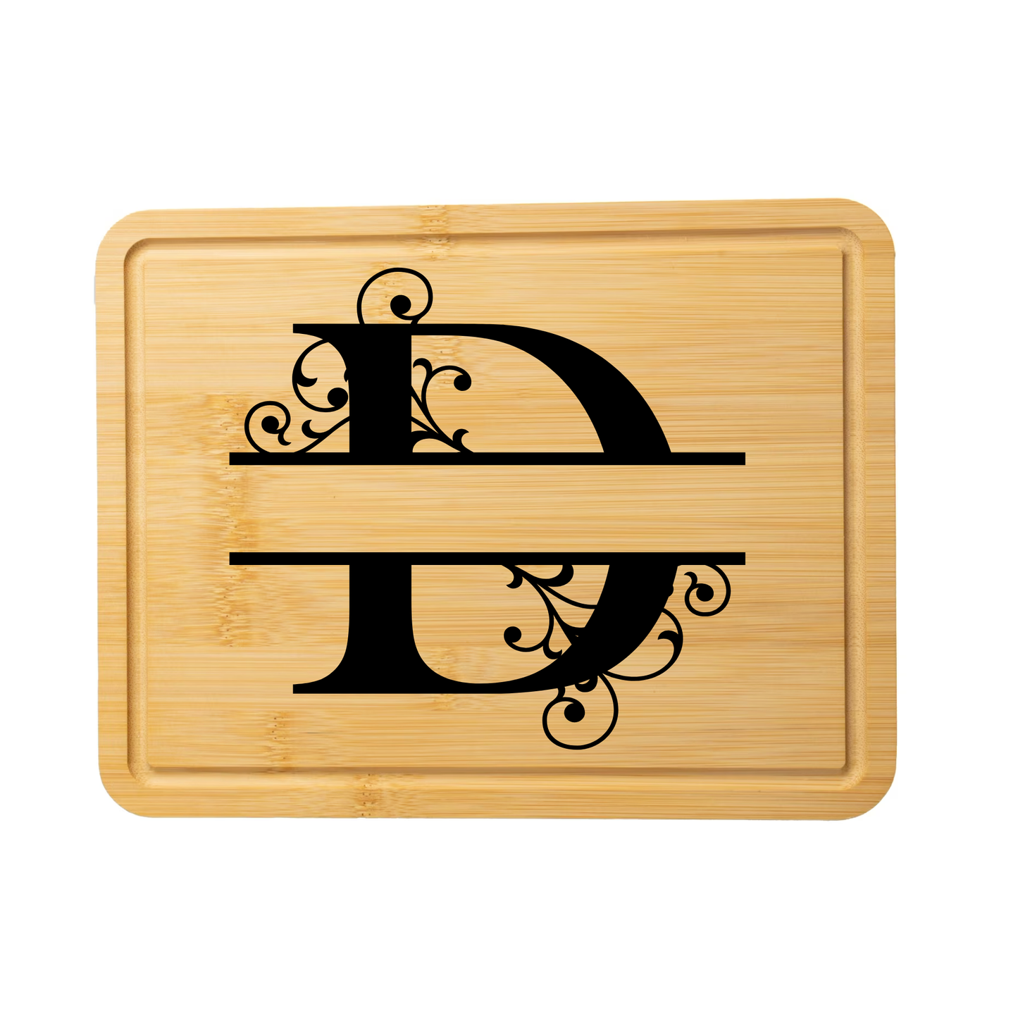 Swirl Monogram Cutting Board