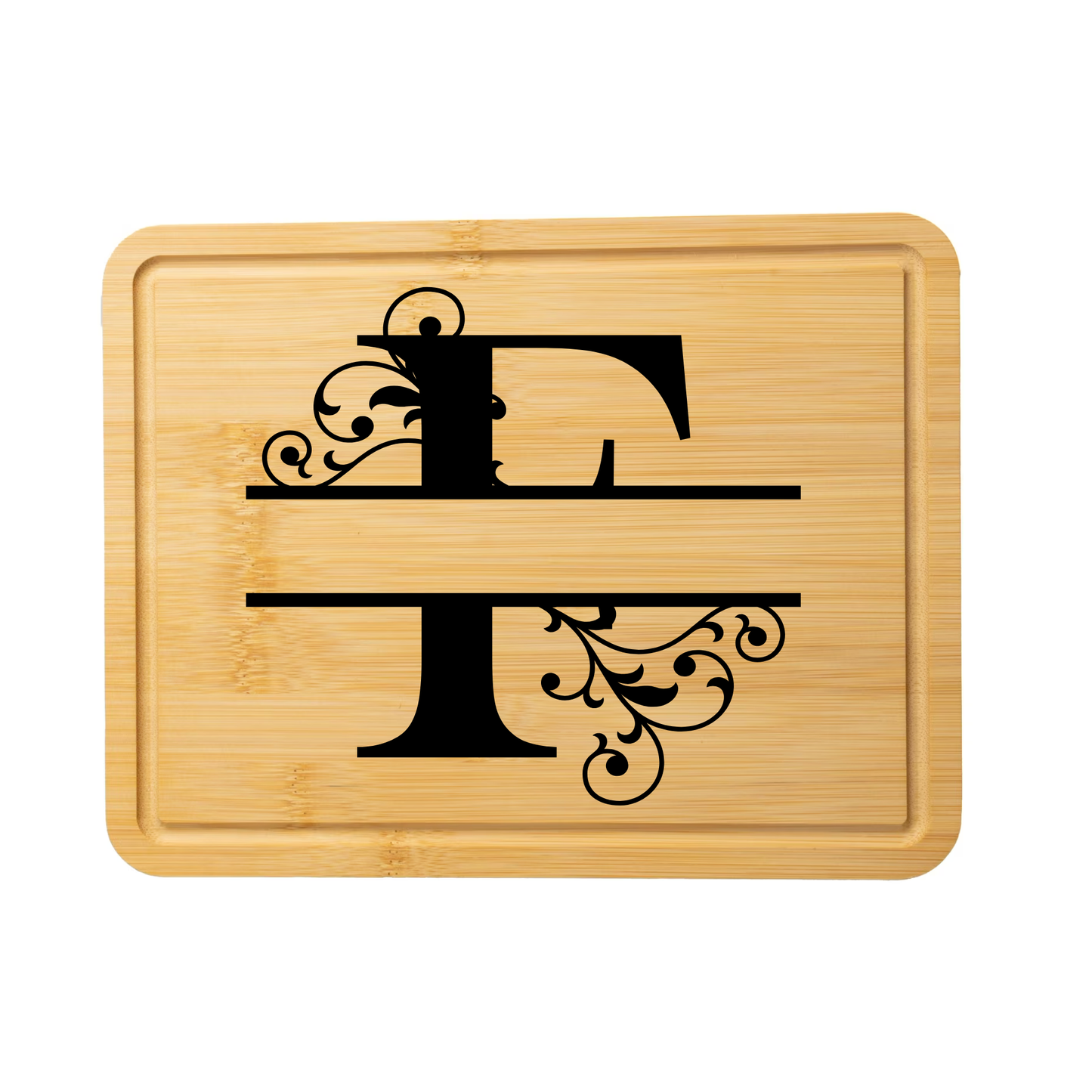 Swirl Monogram Cutting Board