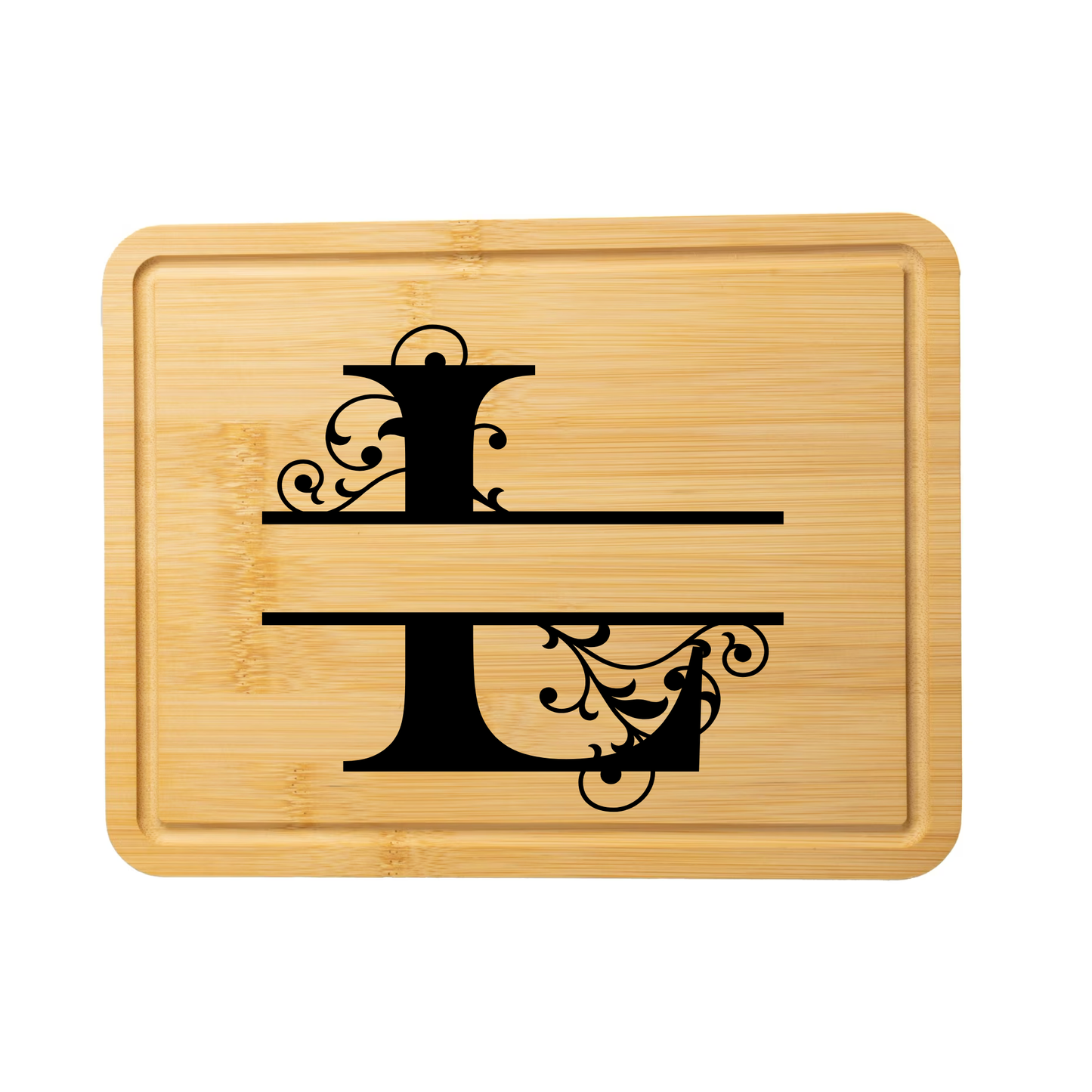 Swirl Monogram Cutting Board