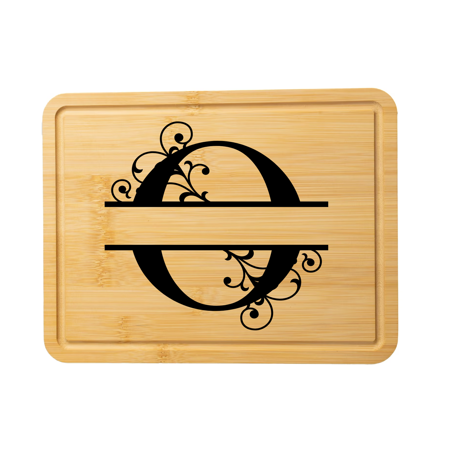 Swirl Monogram Cutting Board