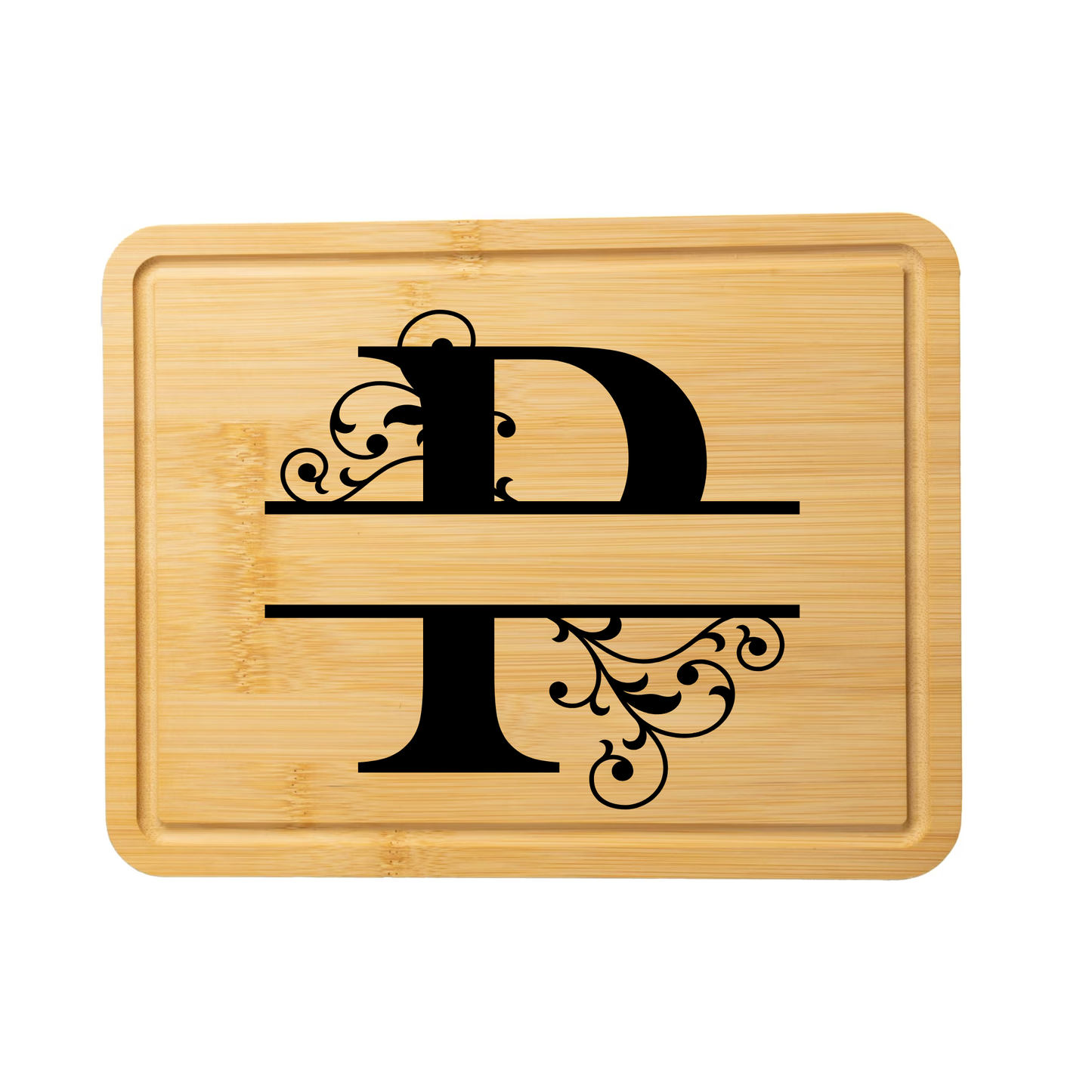 Swirl Monogram Cutting Board
