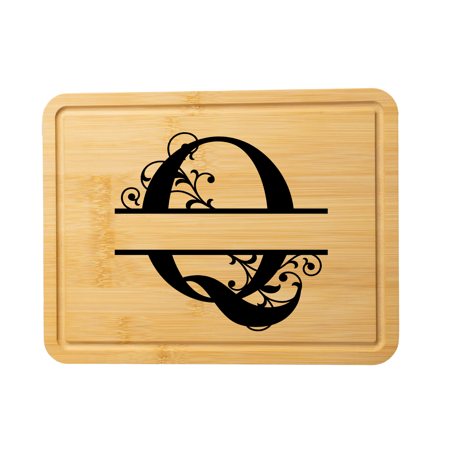 Swirl Monogram Cutting Board