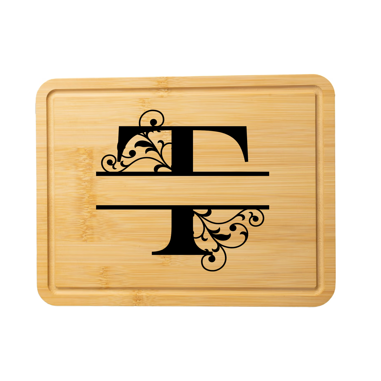 Swirl Monogram Cutting Board