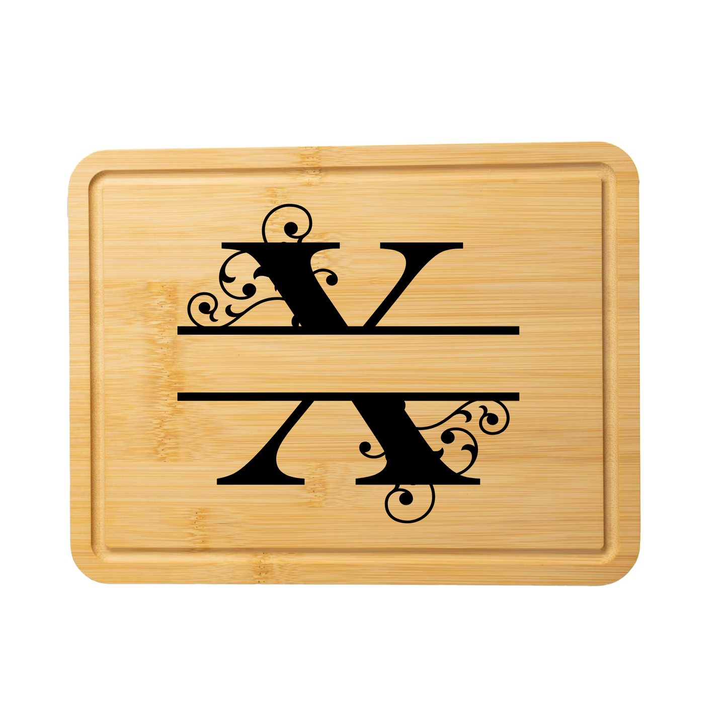 Swirl Monogram Cutting Board