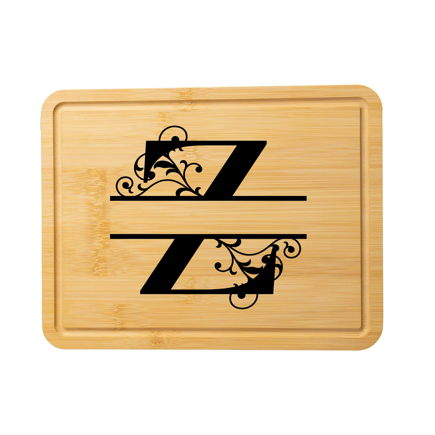Swirl Monogram Cutting Board